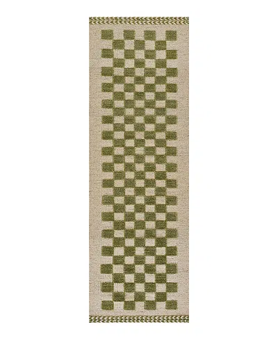 Momeni Willow Willowlo-1grn Runner, 2'6 X 8' In Green