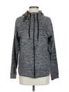 Momentum Zip Up Hoodie In Gray