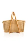 Momiji Aurelie Rattan Picnic Basket In Brown