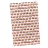 Mommani Threads Pink / Purple Linen-cotton "choupette Kitty" Handmade Pink Tea Towels, Set Of Two