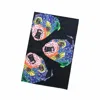 Mommani Threads "pup Popstar" Handmade Linen-cotton Tea Towels, Set Of Two