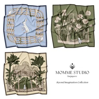 Momme Studio Women's Beyond Imagination Silk Scarf Collection In Multi
