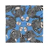 Momme Studio Women's Entrancing Individuals - Blue Beach Silk Scarf In Blue