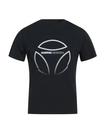 Momo Design Man T-shirt Black Size L Cotton, Elastane