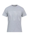Momo Design Man T-shirt Light Grey Size Xl Cotton, Elastane