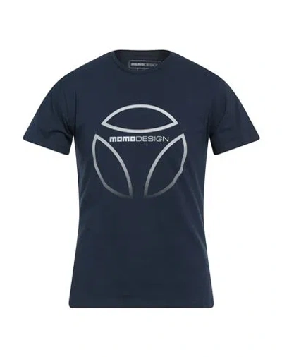 Momo Design Man T-shirt Midnight Blue Size Xxl Cotton, Elastane
