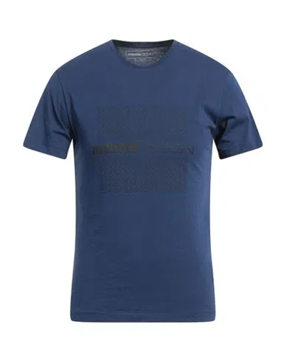 Momo Design Man T-shirt Navy Blue Size S Cotton