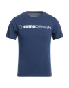 Momo Design Man T-shirt Navy Blue Size S Cotton In Navy Blue