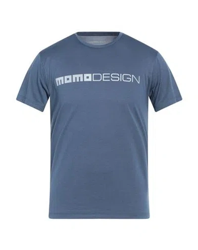 Momo Design Man T-shirt Slate Blue Size Xxl Polyester