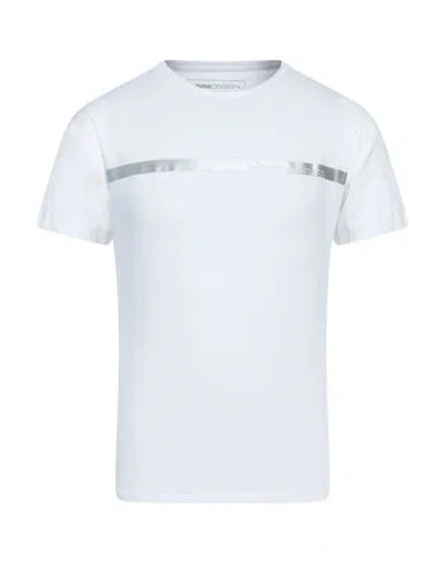 Momo Design Man T-shirt White Size L Cotton, Elastane