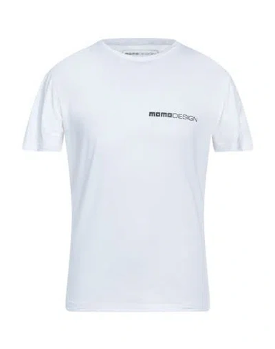 Momo Design Man T-shirt White Size L Cotton, Elastane