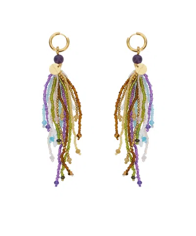 Momoní Beaded Earrings In Multicolor