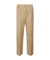 Momoní Belt-loop Casual Pants In Nude