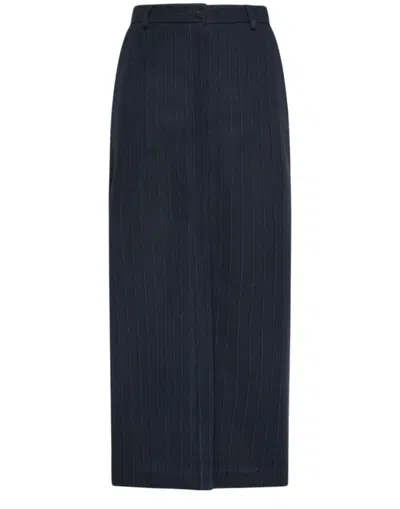 Momoní Belt Loop Skirt In Black