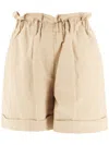 Momoní High-waist Shorts In Beige