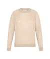 Shop Momoní Kyo Round Neck Sweater In Nude