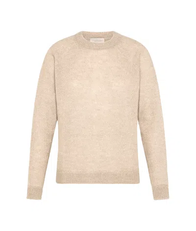 Momoní Kyo Round Neck Sweater In Nude