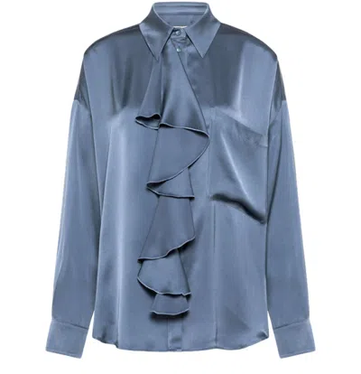 Momoní Long Sleeve Shirt In Blue