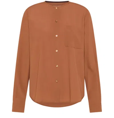 Momoní Long Sleeve Shirt In Brown