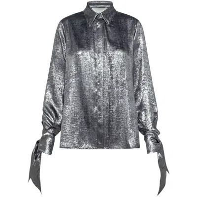 Momoní Long Sleeve Shirt In Gray