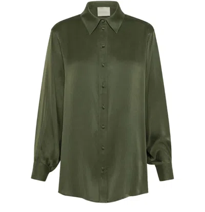 Momoní Long Sleeve Shirt In Green