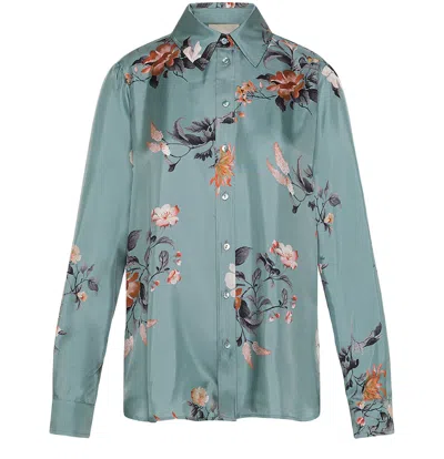 Momoní Long Sleeve Shirt In Green