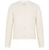 Momoní Long-sleeved Cardigan In White