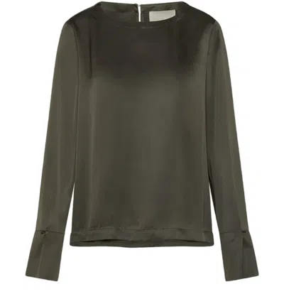Momoní Long-sleeved Shirt In Black