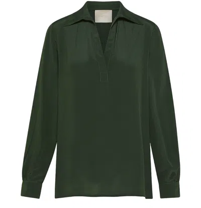 Momoní Long-sleeved Shirt In Green