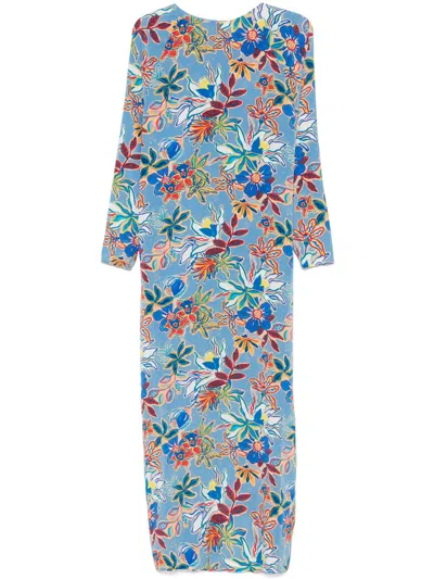 Momoní Murui Maxi Dress In Blue