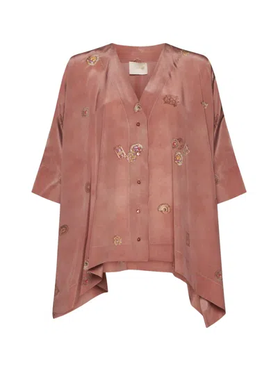 Momoní Shirt In Rosato Multicolor