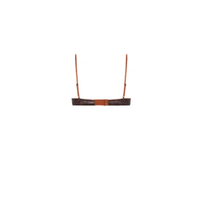 Momoní Soft Bra With Pattern In Blue