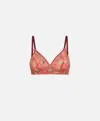 Shop Momoní Tutu Bra In Rosa/cammello In Multi