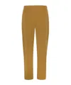 Momoní Yoko Pinstripe Velvet Pants In Brown