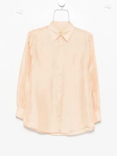 Momoní Akemi Collared Shirt In Orange