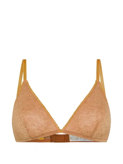 Momoní Amethist Lurex-jersey Bra In Multi