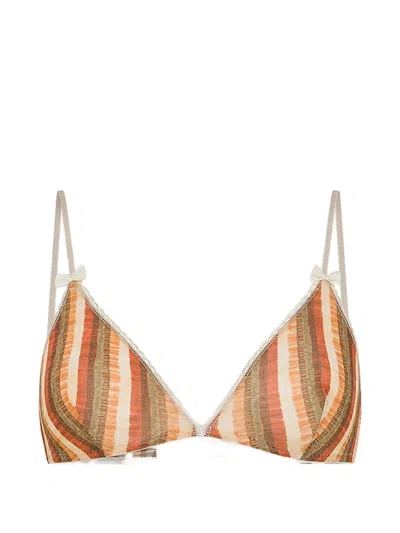 Momoní Amethist Triangle Bra In Multi