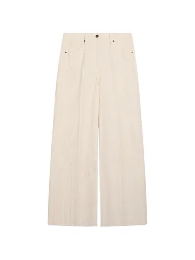 Momoní Aoki Bis Corduroy Trousers In Neutral