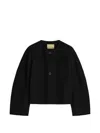 Momoní Apache Buttoned Jacket In Black