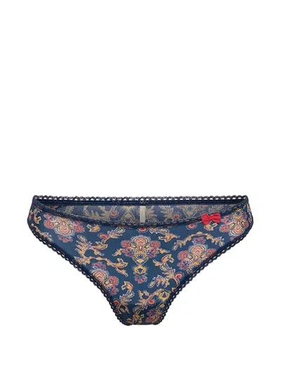 Momoní Arca Printed Briefs In Blue