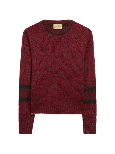 Momoní Birki Long-sleeve Sweater In Red