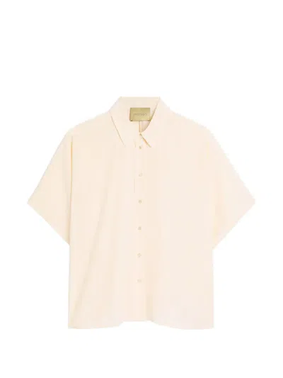 Momoní Brooklyn Kimono-sleeve Shirt In Neutral
