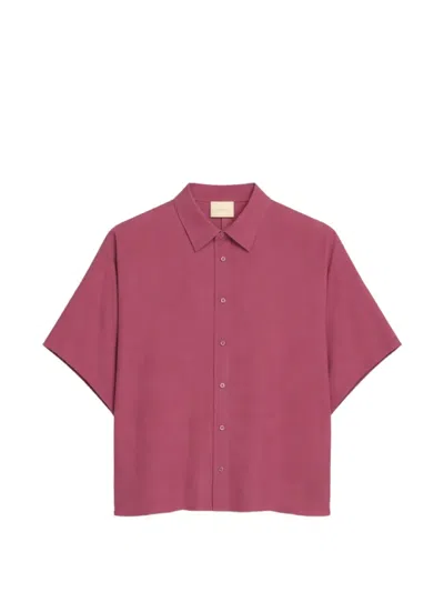 Momoní Brooklyn Short-sleeve Shirt In Pink