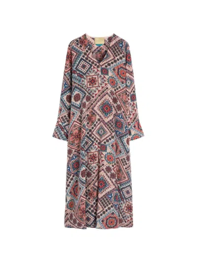 Momoní Chaco Dress With V-neck In Multi