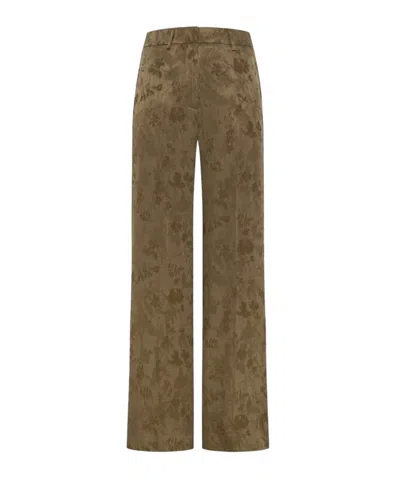 Momoní Chic Military Trousers For Women In Brown