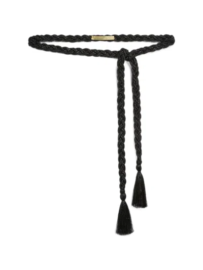 Momoní Chiuha Braided Tassel Belt In Green