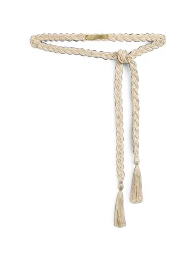 Momoní Chiuha Braided Tassel Belt In Neutral