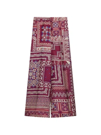 Momoní Cocos Bis Wide-leg Trousers In Red