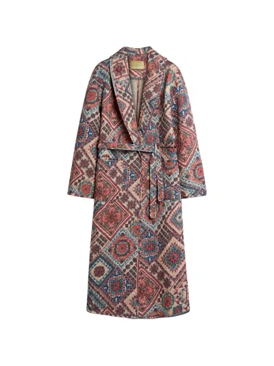 Momoní Colibri Printed Coat In Multi