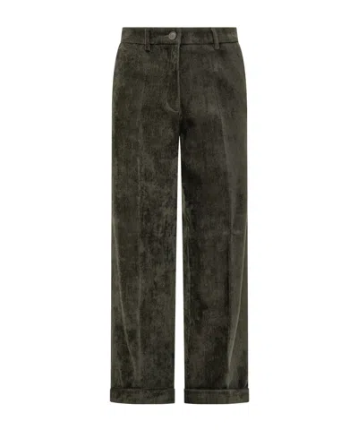 Momoní Corduroy Pants In Black